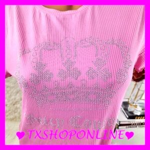 💗🌺{Juicy Couture} Bling crown & logo sleepshirt  💗🌺NWT
